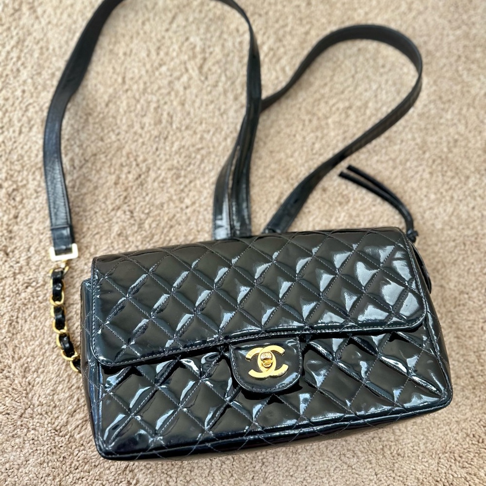 Chanel Classic Flap Bag Patent